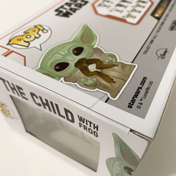 Funko Pop Star Wars Mandalorian The Child with Frog Bobble Head 379 - Picture 16 of 16